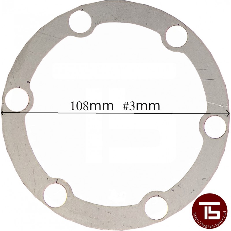 cv Joint spacer 108 3mm